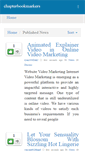 Mobile Screenshot of chapterbookmarkers.com